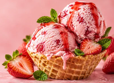 Strawberry Ice Cream